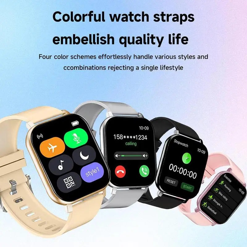 Discover the Erun 1.83-Inch HD Smartwatch: Your Ultimate Sporty Companion with Bluetooth Calling and Weather App, Perfectly Compatible with Android and iOS!